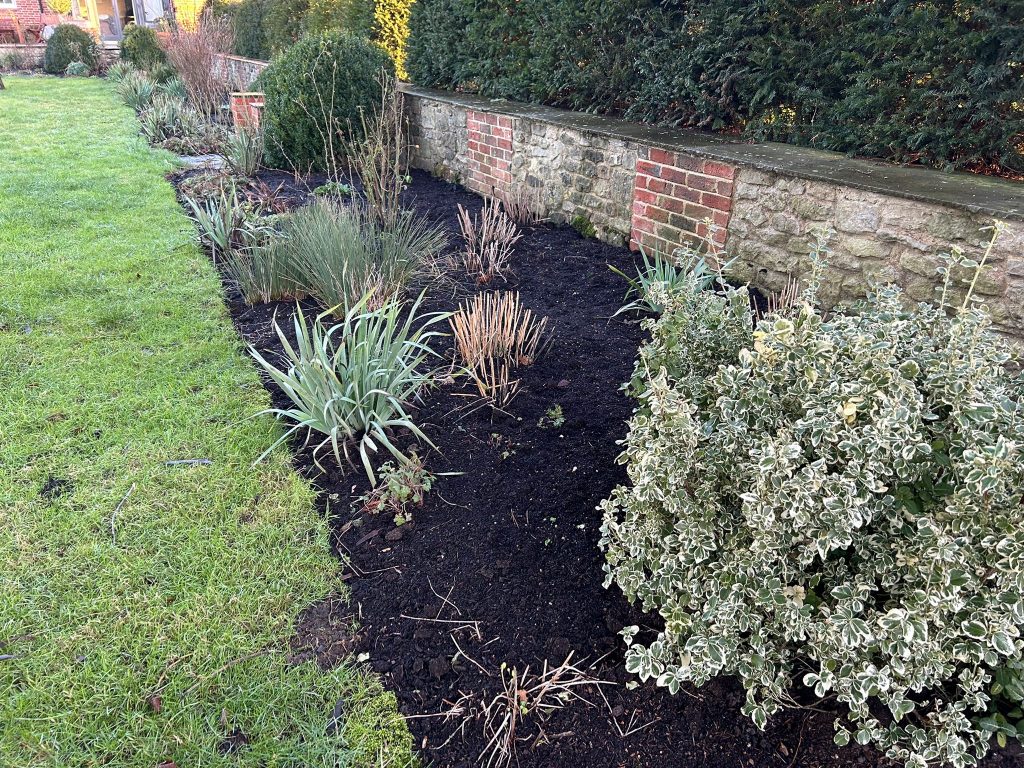 Gardening in the garden